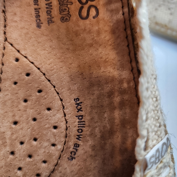 NWT Bobs lace crochet loafer Casual shoes 10 Natural Douly Flats cream Cottage - Picture 8 of 14